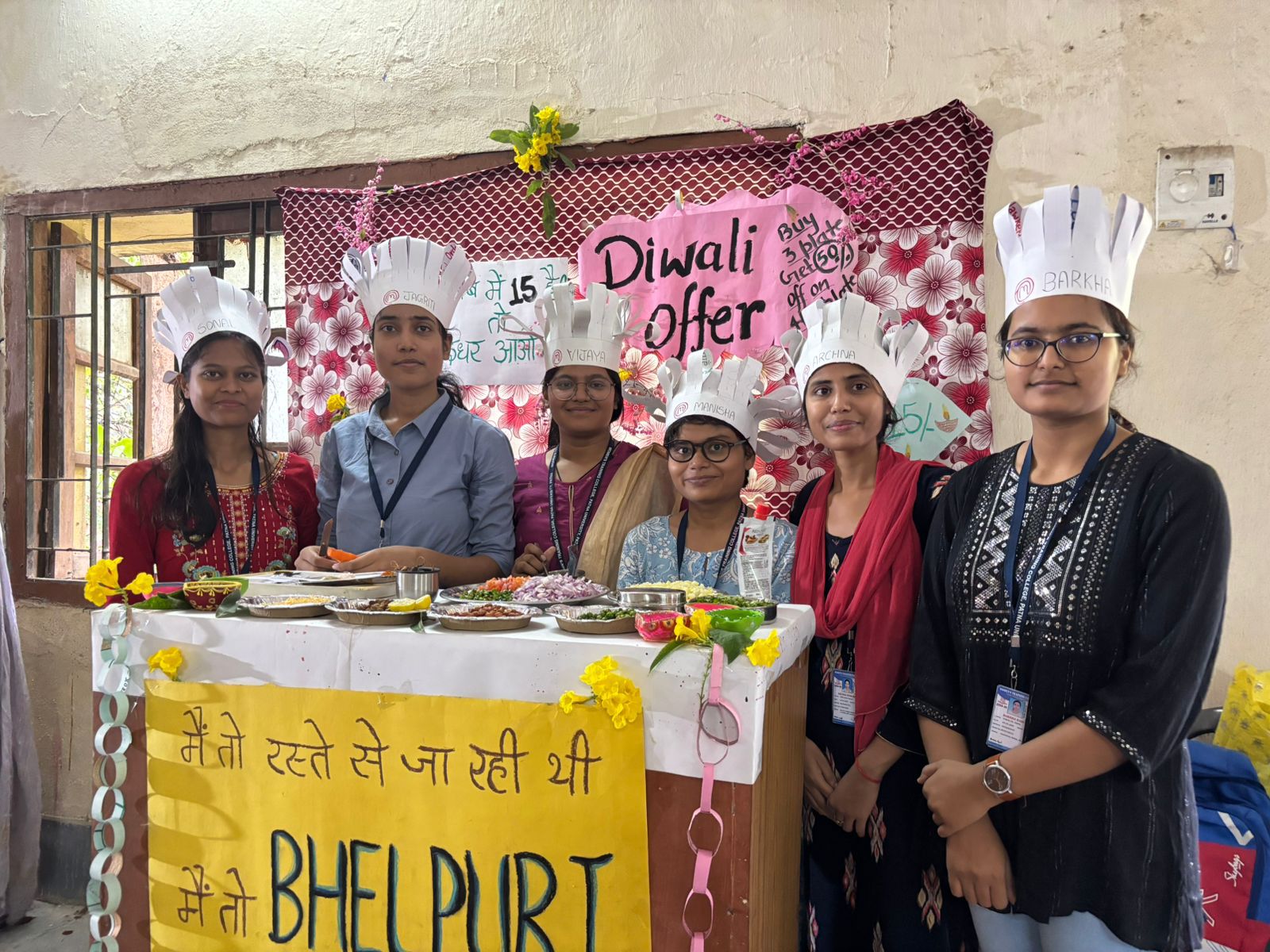 Diwali food fest celebration date :-26/10/24. Session :-2024-26