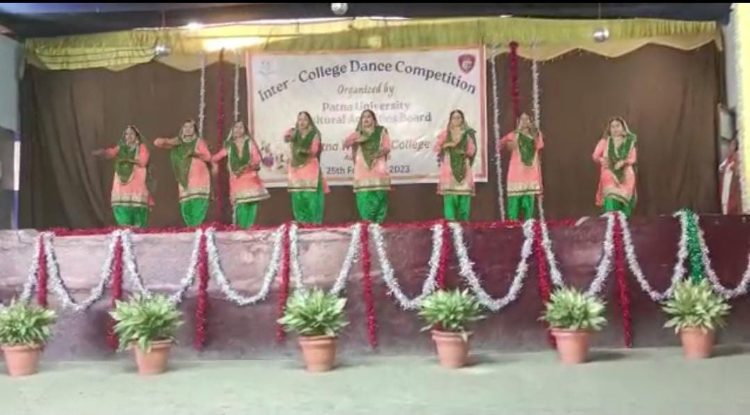 Inter college folk dance competition organized by Patna University dated on 25/02/23