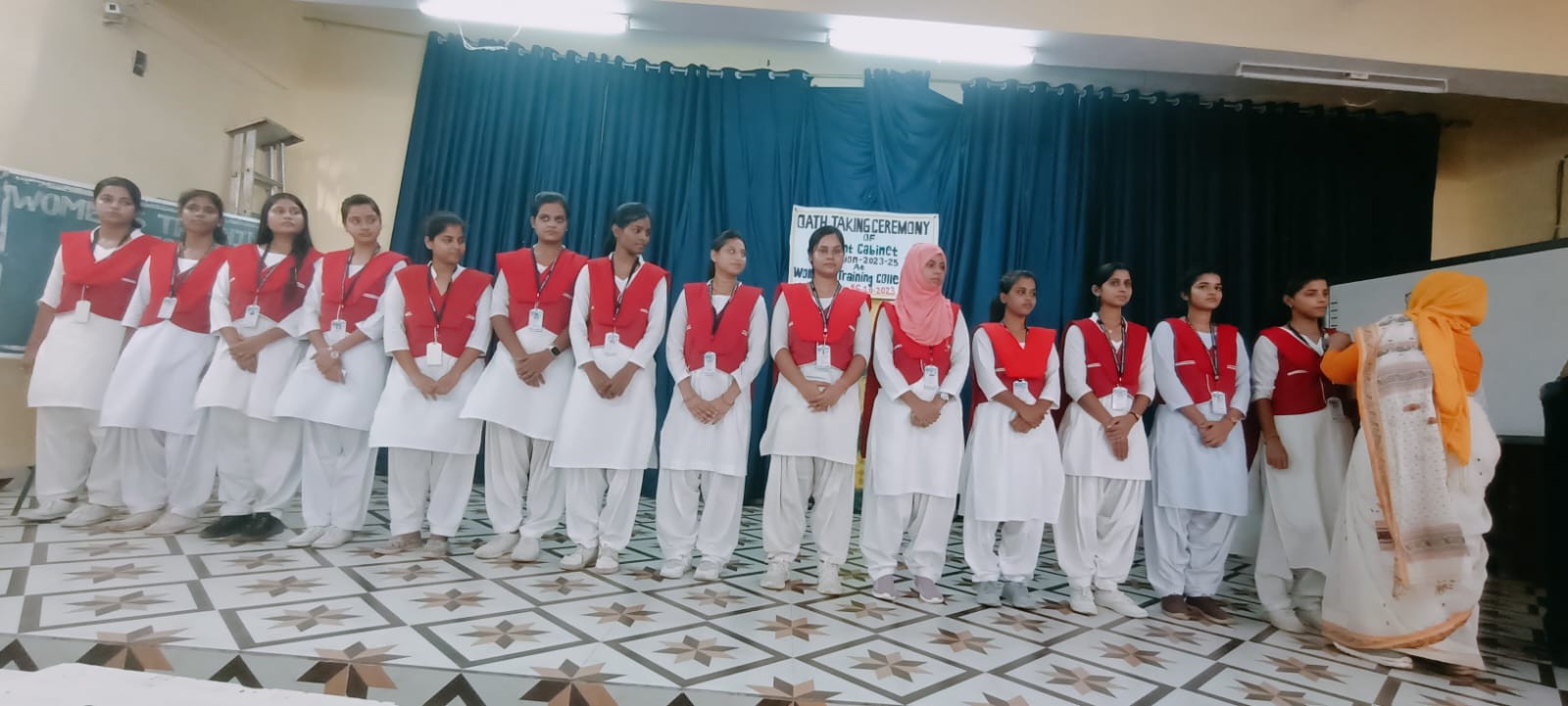 Oath taking ceremony of students cabinet session 2023-25 Date :- 16-10-23